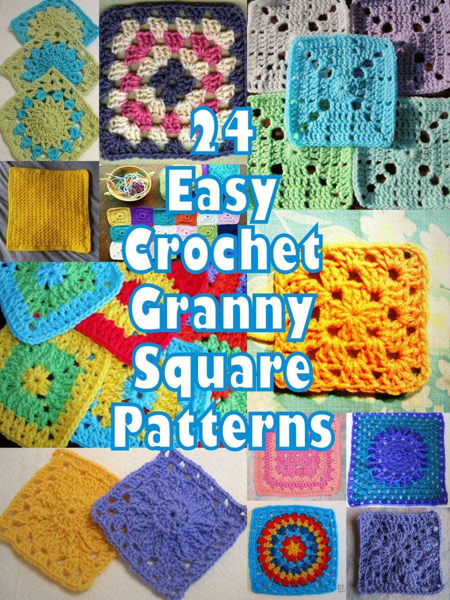 Easy Granny Square Patterns Free Printable Free Kinitting Patterns